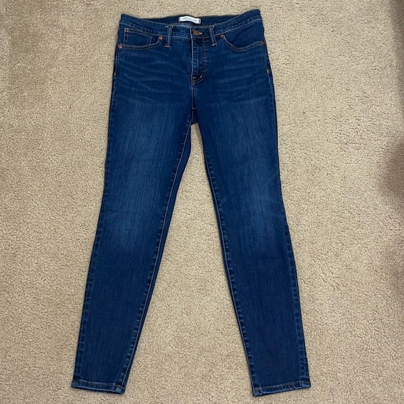 MADEWELL 9” high rise skinny jeans Size 29 - Picture 3 of 7